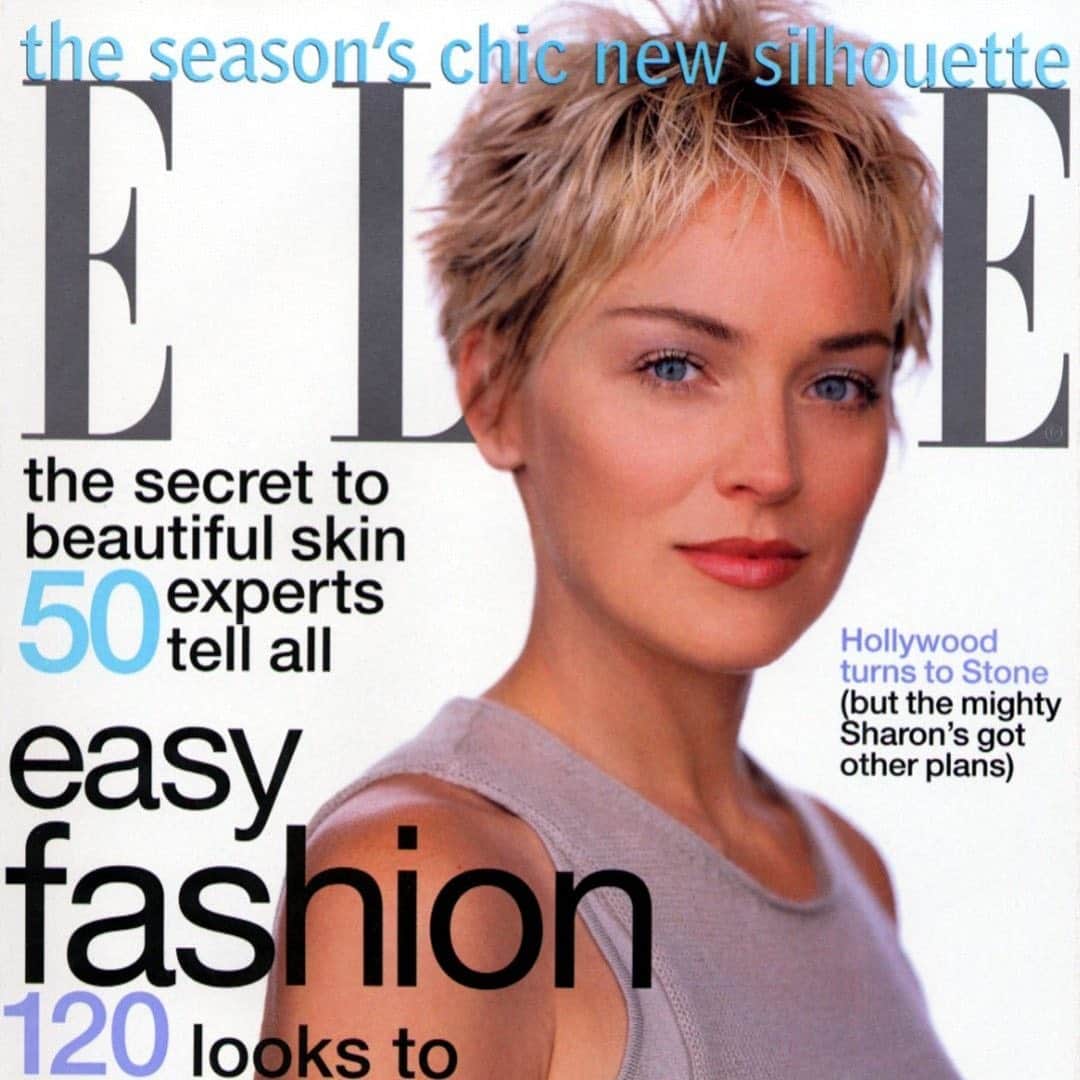 シャロン・ストーンさんのインスタグラム写真 - (シャロン・ストーンInstagram)「#FBF to the November 1998 cover of @elleusa.」8月17日 3時51分 - sharonstone