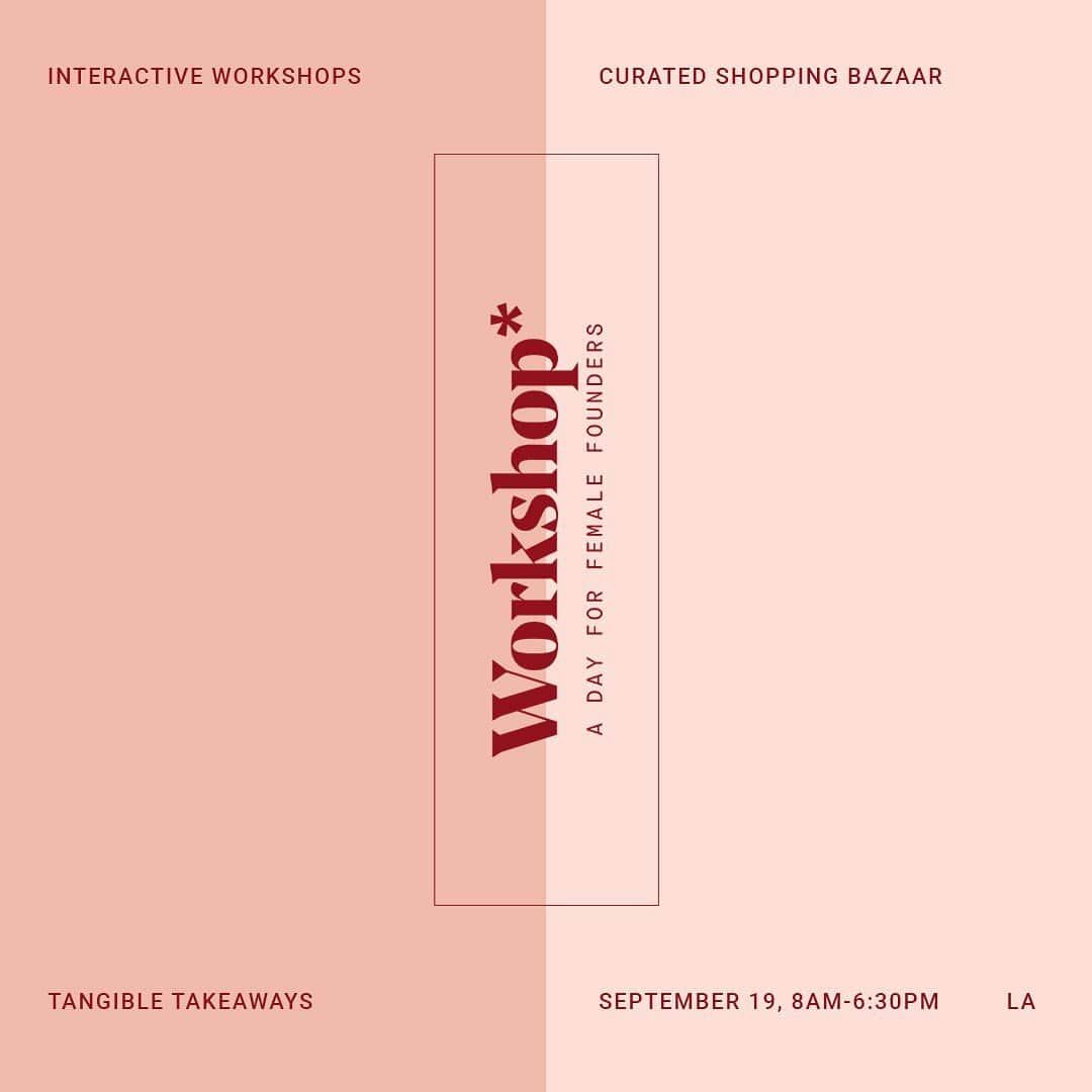 のインスタグラム：「Ladies and gents) Mark your calendars, Los Angeles 🗓 On September 19th we’re hosting the first #FFCworkshopLA — a one-day immersive educational experience rooted in supporting the advancement of women in the workplace and bringing women together to inspire one another. 🌟 Learn more and grab your tickets while they're hot (AKA while supplies last!) 🎟 Link in bio! XxRM」