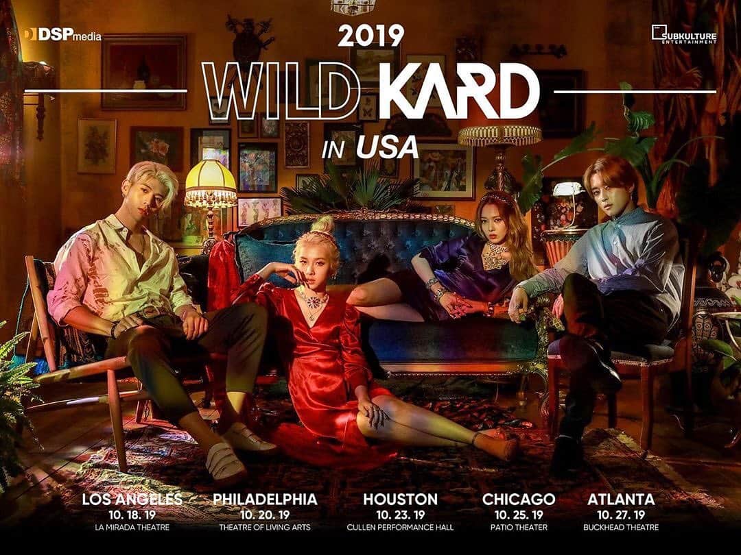 K.A.R.Dさんのインスタグラム写真 - (K.A.R.DInstagram)「#Repost from @subkultureent . Wildin all day, wildin all night 🌝 2019 WILD KARD TOUR IN USA is coming your way this October, Hidden Kard! Stay tuned with us for more info about @official_kard’s upcoming U.S. tour 🥳 #WILDKARDinUSA #KARD #카드」8月17日 7時15分 - official_kard