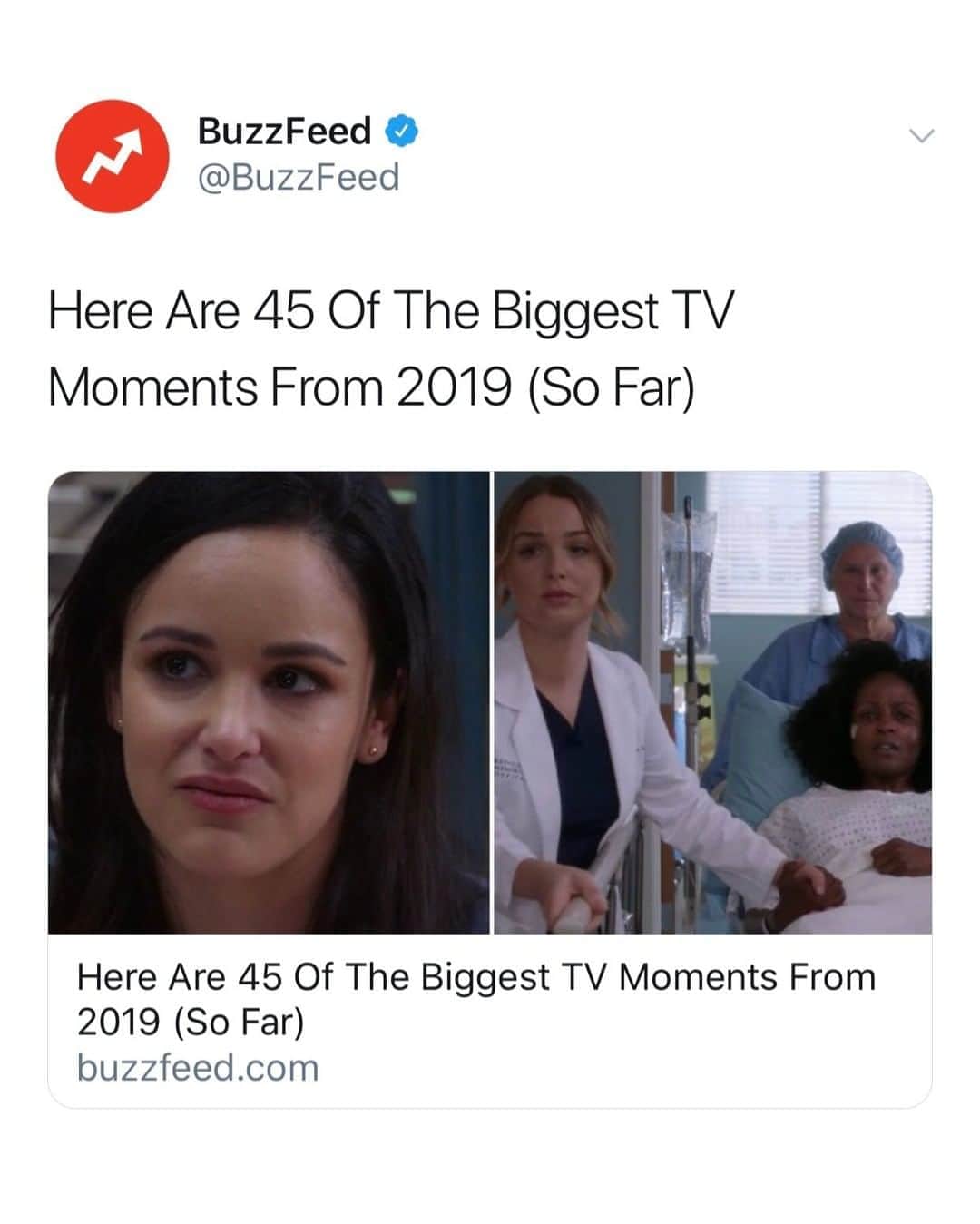 BuzzFeedさんのインスタグラム写真 - (BuzzFeedInstagram)「Some of our favorite moments from TV shows this year. What was your favorite? 📺 Link in bio 👀」8月17日 9時00分 - buzzfeed