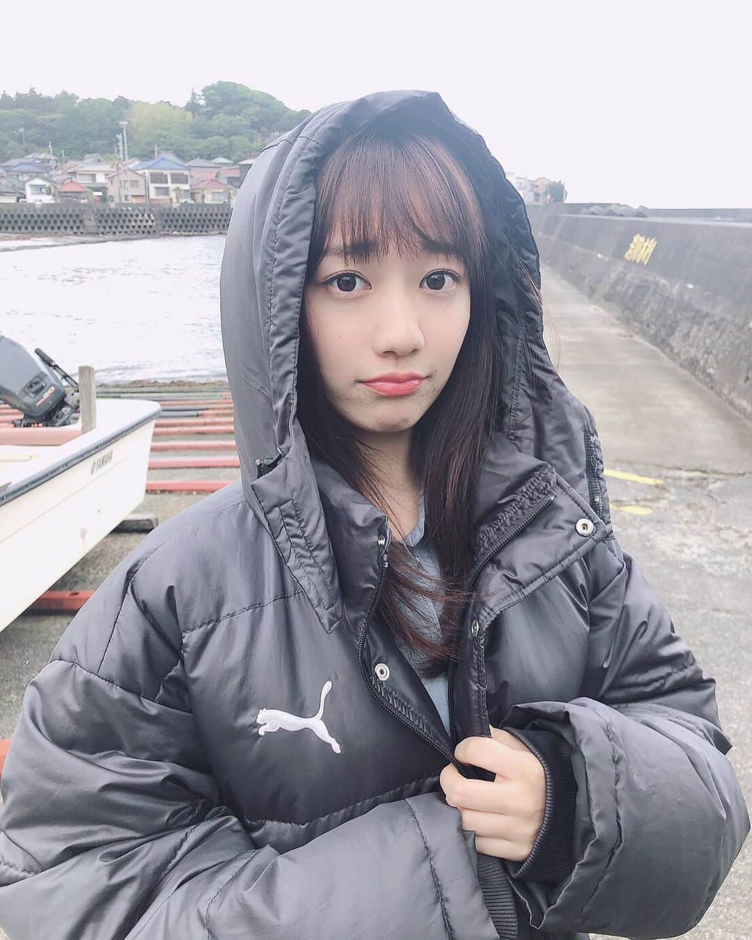 のインスタグラム：「😕﻿ ﻿ ﻿ ﻿ #puma #sea #shooting #関根優那」