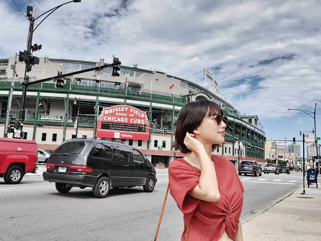 保坂玲奈さんのインスタグラム写真 - (保坂玲奈Instagram)「⚾ . #enjoyillinois　 #イリノイ　 #シカゴ #Ambassador #女子旅プレス #Chicago #chicagocubs  #wrigleyfield #シカゴ旅 #シカゴ旅行 #れなお旅 #シカゴ女子旅 #シカゴ観光」8月17日 20時42分 - __renao_0707