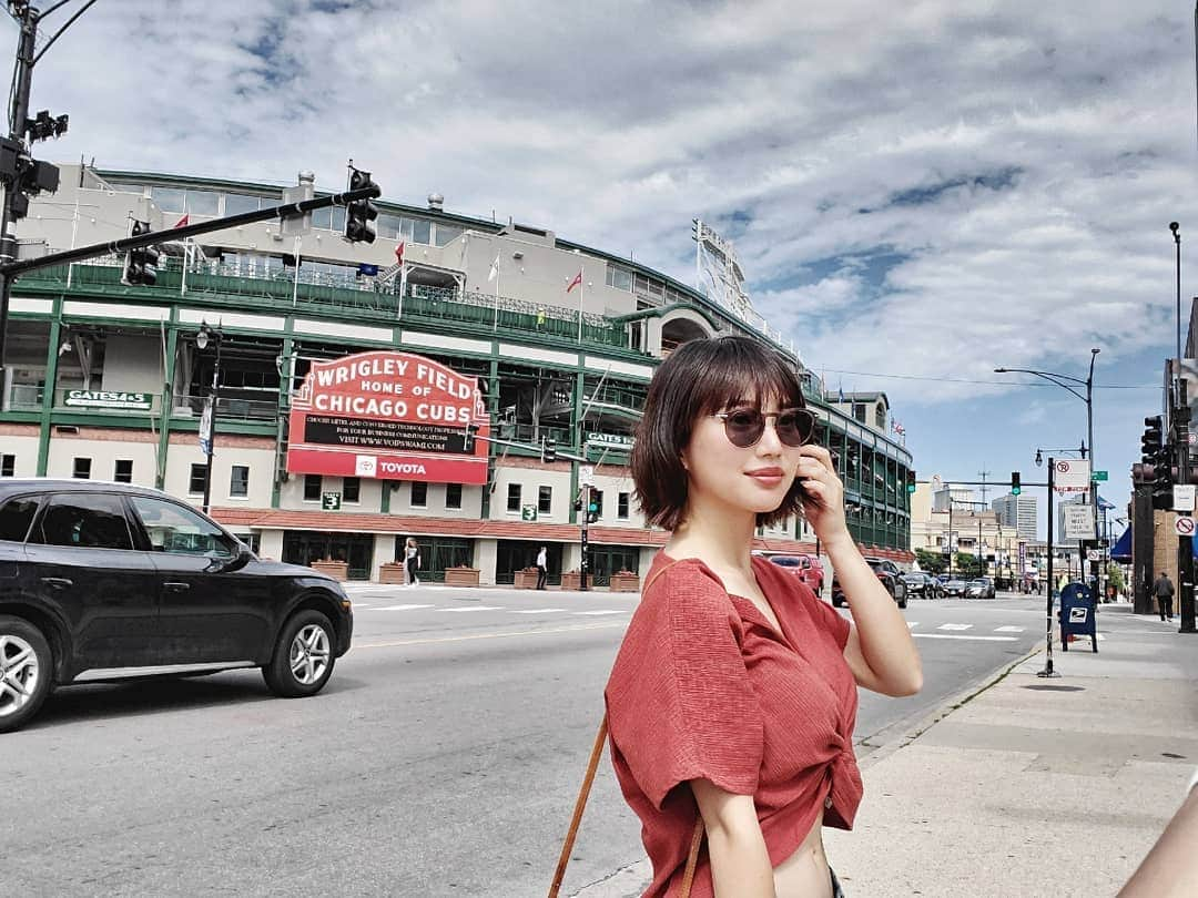 保坂玲奈さんのインスタグラム写真 - (保坂玲奈Instagram)「⚾ . #enjoyillinois　 #イリノイ　 #シカゴ #Ambassador #女子旅プレス #Chicago #chicagocubs  #wrigleyfield #シカゴ旅 #シカゴ旅行 #れなお旅 #シカゴ女子旅 #シカゴ観光」8月17日 20時42分 - __renao_0707