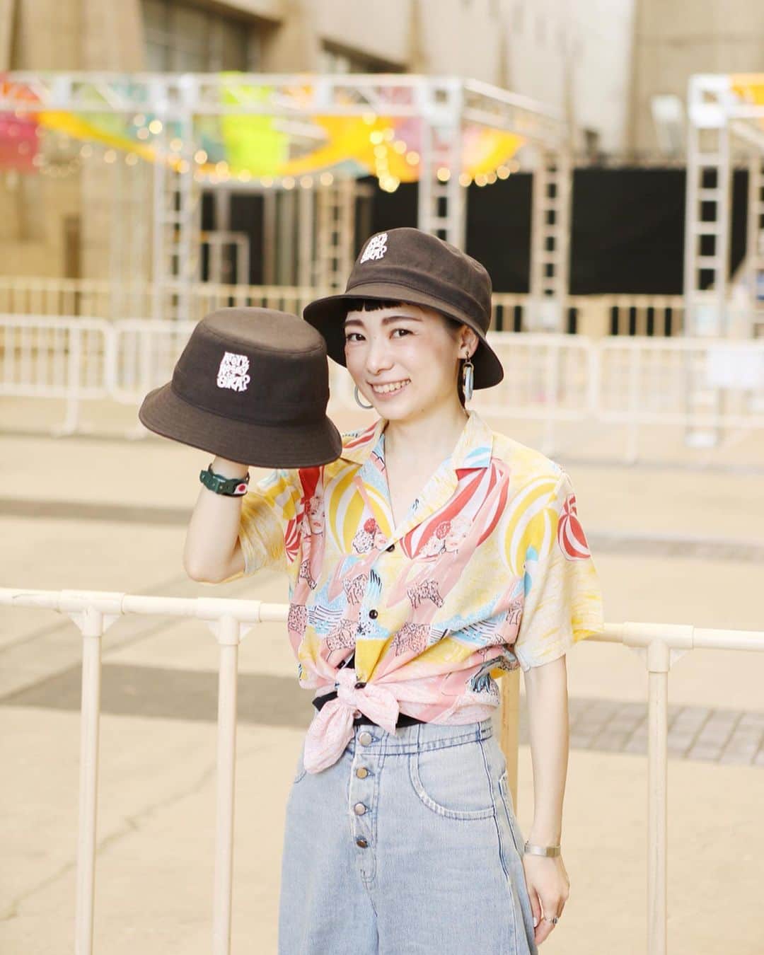 のインスタグラム：「SUMMER SONIC 2019 東京スカパラダイスオーケストラとのコラボハットのサマソニEDITIONカラーをCA4LAブースでは販売中です。 . #東京スカパラダイスオーケストラ #スカパラ #tokyoskaparadiseorchestra  #summersonic #サマソニ #夏フェス #サマソニファン #CA4LA #カシラ #hats #帽子 #cap #キャップ #madeinjapan #日本製 #帽子屋 #帽子専門店 #ぼうし #fashionphography #ig_portrait #ig_photooftheday #portraitmood #makeportraits #theportraitpr0ject」