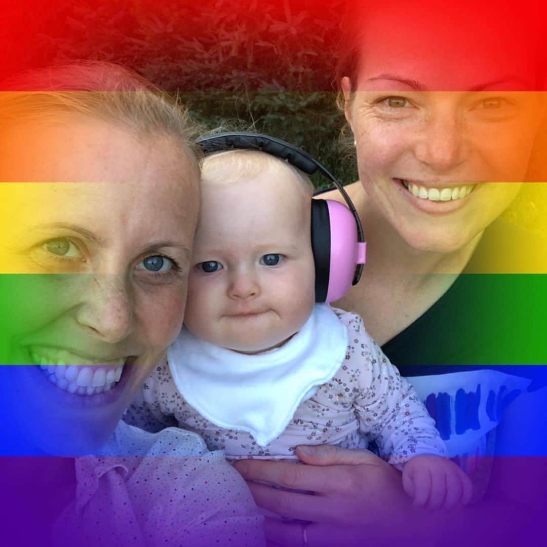 カミラ・リター・ユール & クリスティナ・ペデルセンさんのインスタグラム写真 - (カミラ・リター・ユール & クリスティナ・ペデルセンInstagram)「Happy Pride everyone❤️🧡💛💚💙💜 #loveislove #copenhagenpride 🌈」8月17日 21時07分 - rytterjuhlpedersen