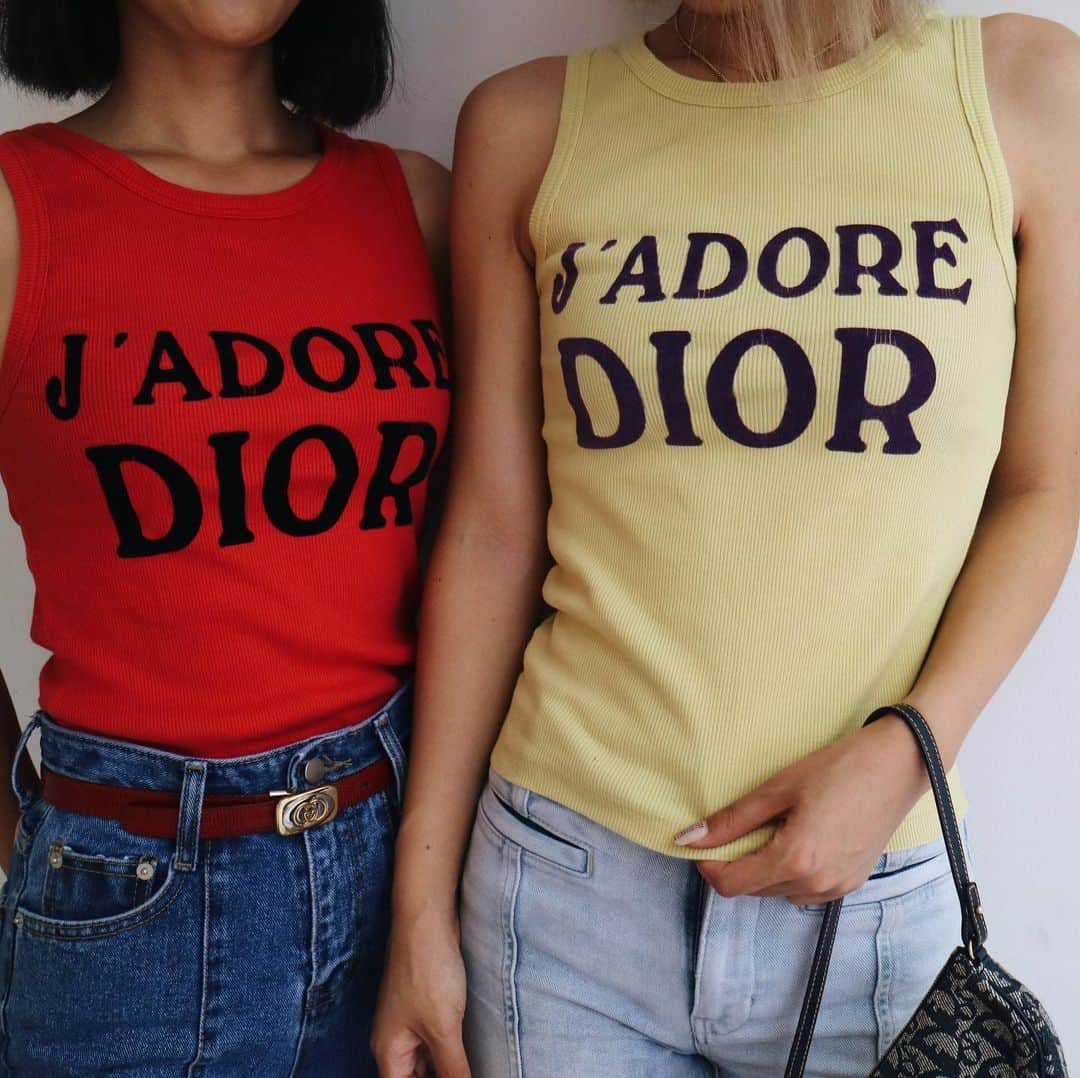 Vintage Brand Boutique AMOREさんのインスタグラム写真 - (Vintage Brand Boutique AMOREInstagram)「Vintage Christian J’ADORE Dior Tops in size 38 ⁑Red one is sold out. Free Shipping Worldwide✈️ DM for more information ≫ ≫ ≫✉️ #ヴィンテージ #ディオール #ヴィンテージディオール #レディディオール #ヴィンテージブランドブティック #アモーレ #アモーレトーキョー #表参道 #東京 #青山 #vintage #Dior #christiandior #vintagedior #vintagebrandboutique #AMORE #amoretokyo #omotesando #aoyama」8月17日 12時30分 - amore_tokyo