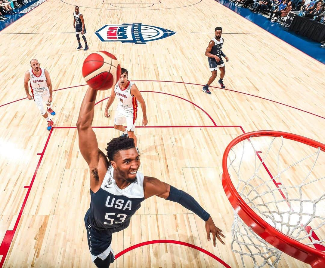 USA Basketballさんのインスタグラム写真 - (USA BasketballInstagram)「Air Don 🕷」8月17日 12時39分 - usabasketball