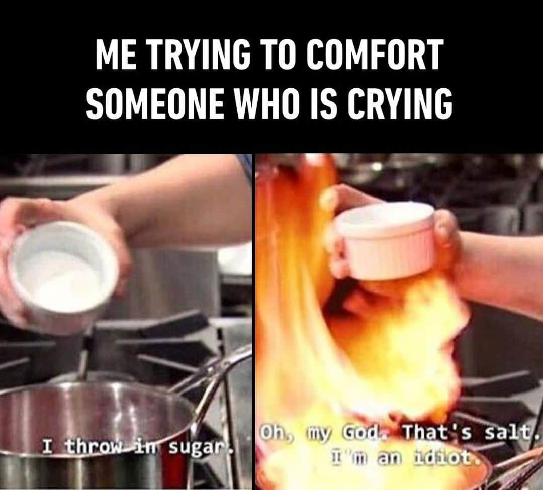 9GAGさんのインスタグラム写真 - (9GAGInstagram)「Also me trying to comfort myself⠀ #cooking #comfort #9gag」8月17日 13時00分 - 9gag