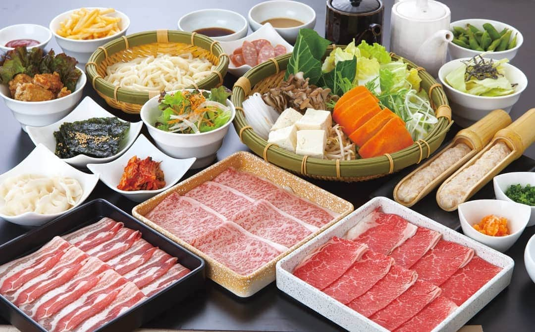 Japan Food Townさんのインスタグラム写真 - (Japan Food TownInstagram)「Shabu Shabu Buffet will be the great choice to enjoy for your lunch or dinner on the weekend with your families, friends. Visit "Gyu Jin" in Japan Food Town and enjoy Japanese Shabu Shabu Buffet during the weekend.﻿ ﻿ Select your preferred Buffet Course and 2 types of Dashi Soup also, enjoy Premium Shabu Shabu with Signature dipping sauces!!﻿ ﻿ "Gyu Jin" provides 2 types of popular dipping sauce base. You can choose Sesame Sauce or Ponzu Sauce (or both of them) then add ingredients to make as your own Dipping Sauce!!﻿ ﻿ Also, you should try to mix Sesame & Ponzu Sauce would be as new experience (Sesame should be more and Ponzu should be less amount).﻿ ﻿ Let's ask your families, friends to join and enjoy Shabu Shabu Buffet at "Gyu Jin" in Japan Food Town during joyful weekend!﻿ ﻿ Japan Food Town is located at 435 Orchard Road, Wisma Atria Unit 04-39/54.﻿ Gyu Jin is located at Wisma Atria #04-47 in Japan Food Town.﻿ ﻿ 週末のランチやディナーは気兼ねなく召し上がれるしゃぶしゃぶ食べ放題が最高！ご家族とのファミリーランチやディナー、気心のしれたご友人とのお食事はJapan Food Town内の「牛陣」の本格しゃぶしゃぶの食べ放題はいかがですか？﻿ ﻿ 食べ放題コースの中からお肉をベースにお好みのコースをオーダー。「牛陣」特性の自慢の出汁から2種類出汁を選んだら準備完了！あとはプレミアムしゃぶしゃぶをお好みのタレで思う存分お召し上がり下さい。﻿ ﻿ 「牛陣」ではしゃぶしゃぶではテッパンのつけダレとしてポン酢とゴマダレをご用意しております。どちらか、又は両方のつけダレで味の変化を楽しむのも素敵ですよ。さらに色々な薬味等をご用意しておりますのでみなさんご自身でお好みの薬味を加えてオリジナルのつけダレを作っちゃってくださいね！﻿ ﻿ 店長のおすすめはポン酢タレとゴマダレをミックスするのもおすすめです！（ポン酢たれを少なめに入れてみてね）両方の味がミックスされて新しい味の発見が出来ると思いますよ！﻿ ﻿ さあ、ご家族やご友人にも声を掛けてこの週末のお食事はJapan Food Town内の「牛陣」のしゃぶしゃぶ食べ放題で楽しんでね！﻿ ﻿ Japan Food Townは435 Orchard Road, Wisma Atria Unit 04-39/54にあります。﻿ 牛陣はJapan Food Town内、Wisma Atria #04-47にあります。﻿ ﻿ #gyujin #shabushabu #allyoucaneat #A5wagyu⁣ #buffet #firstclass #weekend #familylunch #familydinner #japanfoodtown #japanesfood #eatoutsg #sgeat #foodloversg #sgfoodporn #sgfoodsteps #instafoodsg #japanesefoodsg #foodsg #orchard #sgfood #foodstagram #singapore #wismaatria」8月17日 15時30分 - japanfoodtown