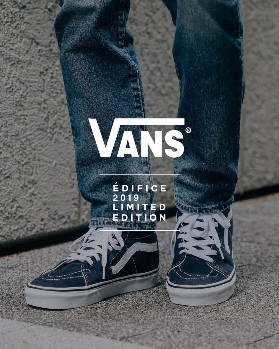 のインスタグラム：「【VANS】﻿ - UA SK8-Hi 販路限定モデル -﻿ ﻿ ﻿ シックで深い色味のネイビーがEDIFICEのブランドカラーを彷彿とさせる国内での取り扱いは、EDIFICEだけとなる販路限定モデル。﻿ ﻿ 1970年代に発表されたVANSの代表的なクラシックモデル「SK8-Hi」は、サイドに入ったサーフラインや厚みのあるソールなど、クラシカルなルックスは大人のカジュアルスタイルにぴったりのアイテムです。﻿ ﻿ ﻿ ﻿ ﻿ Shoes : 【VANS】¥7,500+tax﻿ ﻿ ﻿ ﻿ ﻿ ﻿ ﻿ ﻿ ﻿ #edifice #vans #vanssk8 #vanshicut #shoesaddict #shoestagram #kicks #kickstagram #shoeslovers #shoesaholic #shoefashion #sneakeraddict #sneakerheads #mensshoes #mensfashion #mensstyle #menwithclass #menwithstyle #dapper #dapperman #dapperstyle #エディフィス #販路限定モデル」