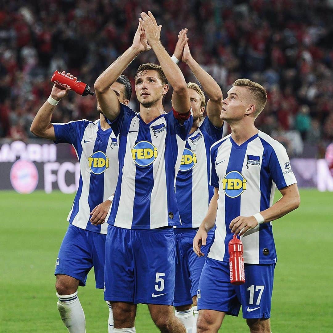 ニクラス・シュタルクのインスタグラム：「Gelungener Start in die neue @bundesliga_en Saison! Mit Rückenwind in die kommenden Aufgaben 💪🔵⚪️ #HaHoHe #NS5」