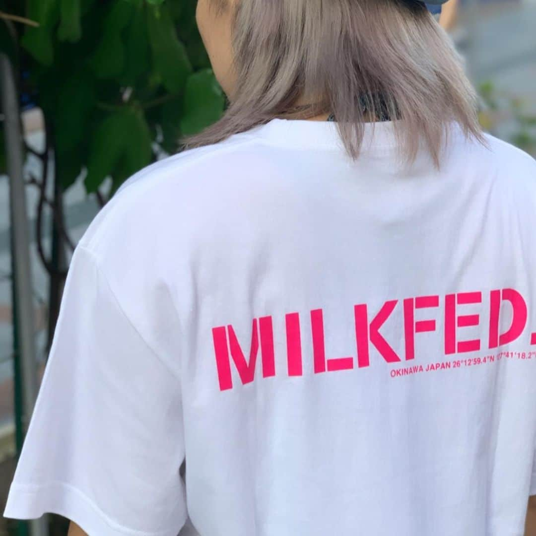 MILKFED.さんのインスタグラム写真 - (MILKFED.Instagram)「店舗限定カラー❤️発売中﻿ ﻿ 店舗限定 Tシャツのご紹介です！ ﻿ それぞれの店舗でしか買えないカラーは﻿ お土産としてもおすすめ♡﻿ 全店分集めたくなるラインアップです﻿ ﻿ SS TEE ¥3,000+TAX﻿ ﻿ ﻿ 各店舗、お電話にて通信販売も行なっております。﻿ お気軽にお問い合わせ下さい。﻿ ﻿ ◾️MILKFED.新宿　03-5315-4678﻿ ◾️MILKFED.原宿　03-5414-1340﻿ ◾️MILKFED.札幌　011-209-5514﻿ ◾️MILKFED.名古屋　052-249-4545﻿ ◾️MILKFED.大阪　06-6136-5802﻿ ◾️MILKFED.福岡　092-791-4074﻿ ◾️MILKFED.那覇　098-860-1202﻿ 🌴🌴沖縄は那覇店での発売になります。﻿ ◾️MILKFED.南堀江 POP UP SHOP 06-7708-7530﻿ 🐆🐆南堀江店はヒョウ柄になります。﻿ ﻿ #milkfed #milkfedjp﻿ #ミルクフェド ﻿ #casualstyle ﻿ #ガーリーストリート」8月17日 18時21分 - milkfedjp