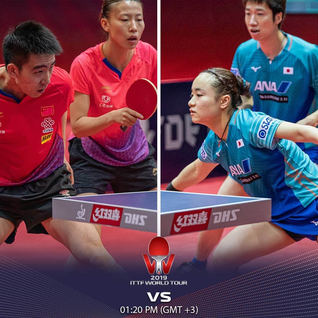 ITTF Worldさんのインスタグラム写真 - (ITTF WorldInstagram)「Coming Up! The mixed doubles final 🥇🥈 Can Jun Mizutani & Mima Ito win their first title together or will the choppers prove a hill too high to climb?  Stay tuned on http://tv.ittf.com or check your local listing for more details 🗒」8月17日 18時22分 - wtt
