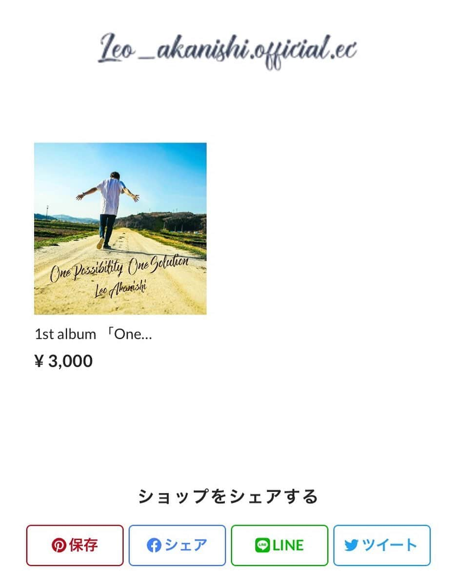 礼保さんのインスタグラム写真 - (礼保Instagram)「お知らせ  今回手売りで2000枚到達しましたのでECサイトでもアルバムをご購入できるようになります！  今月8月24日(土)  Open 10am となります！  朝の10時です！  是非 ご覧になってください！  https://leoakanishi.official.ec  URLを載せますがまだ アクセスしても準備中ですのでご了承ください。」8月17日 19時11分 - leo_akanishi_official