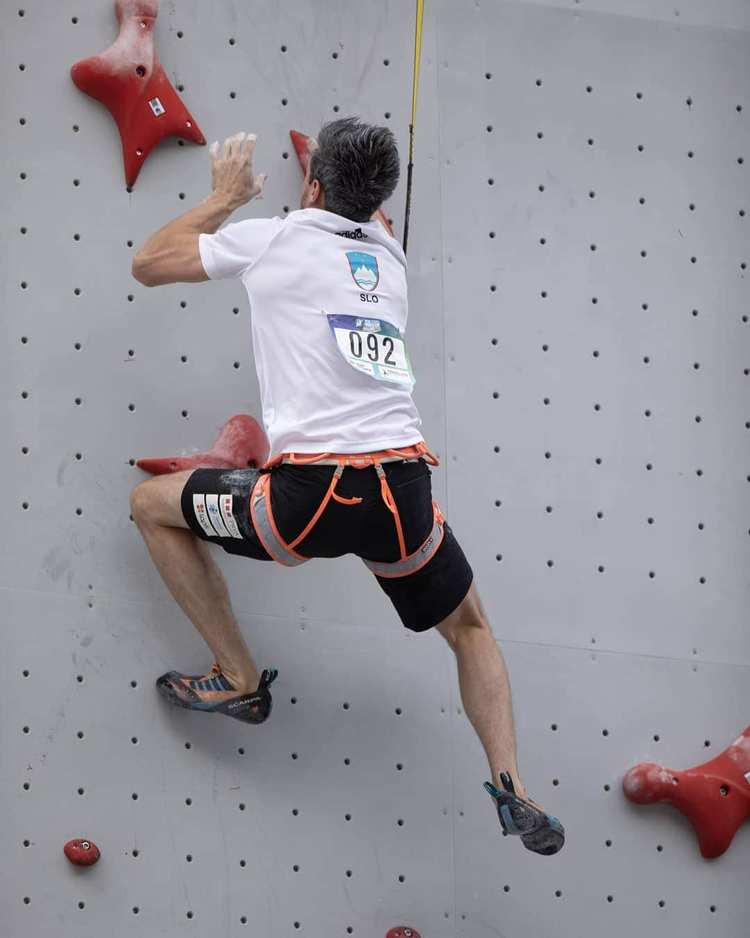 イェルネイ・クルーダーさんのインスタグラム写真 - (イェルネイ・クルーダーInstagram)「Missed a hold in bouldering to get in finals, missed a hold in lead to get in semis, but luckily did good enough in speed to progresse into combined competition 💩💥. 📸: @bjornpohl • @ocun.climbing @scarpaspa @vibram @sloveniaclimbing」8月17日 19時30分 - kruderjernej