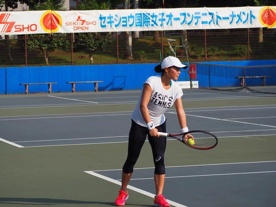 尾崎里紗さんのインスタグラム写真 - (尾崎里紗Instagram)「久々のセキショウオープン🎾 ﻿ @kaji.haruka ﻿ ﻿ ﻿ #glico ﻿ #powerproduction ﻿ #head ﻿ #teamhead ﻿ #asicstennis ﻿ #teamasics ﻿ #imoveme ﻿ #onitsukatiger ﻿ #gram3 ﻿ #グラムスリー ﻿ #tbc_aesthetic ﻿ #エステ ﻿ #エステティックtbc ﻿ #尾崎里紗﻿ #risaozaki ﻿ #tennis ﻿ #tennisplayer ﻿ #テニス ﻿ #citizen ﻿ #tiffany ﻿ #fitness ﻿ #フィットネス」8月17日 19時50分 - risaozaki410