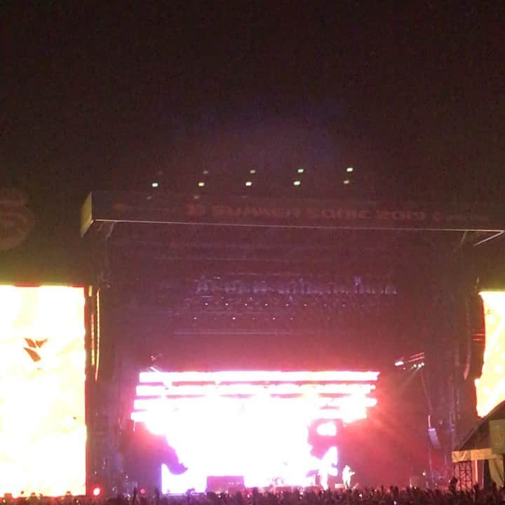 のインスタグラム：「☺︎カッコよかった  #redhotchilipeppers#summersonic2019#california#music#fes#fun#night」