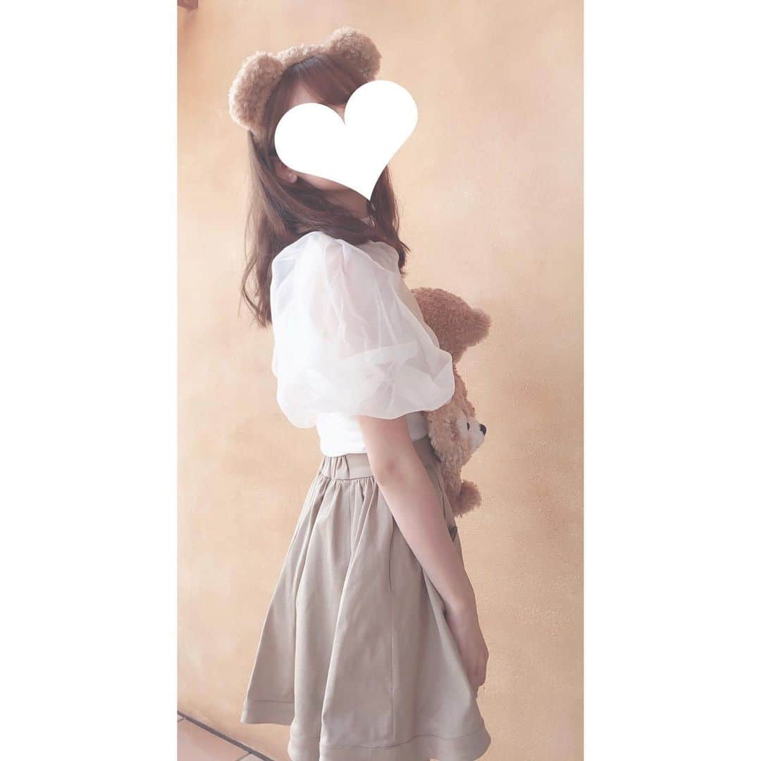 おまみさんのインスタグラム写真 - (おまみInstagram)「＊﻿ ＊﻿ Disney coordinate 。♡﻿ ﻿ tops:snidel﻿ skirt:snidel﻿ ﻿ ﻿ ダッフィーコーデ 。♡﻿ このトップス隣に歩く人が迷惑らしい 。笑﻿ ﻿ ﻿ #coordinate #code #outfit #ootd #wear #fashion #disneysea #disney #disneycode #snidel #duffy #duffycode #コーディネート #コーデ #コーデ記録 #ファッション #ファッションコーデ #おまみ服 #ディズニー #ディズニーシー #ディズニーコーデ #ダッフィーコーデ #ダッフィー #ダッフィーバウンド #snidelコーデ #トレンチスカート #ミニスカート #disneyland #コーデ日記 #ディズニーランド」8月17日 22時34分 - 0mm157