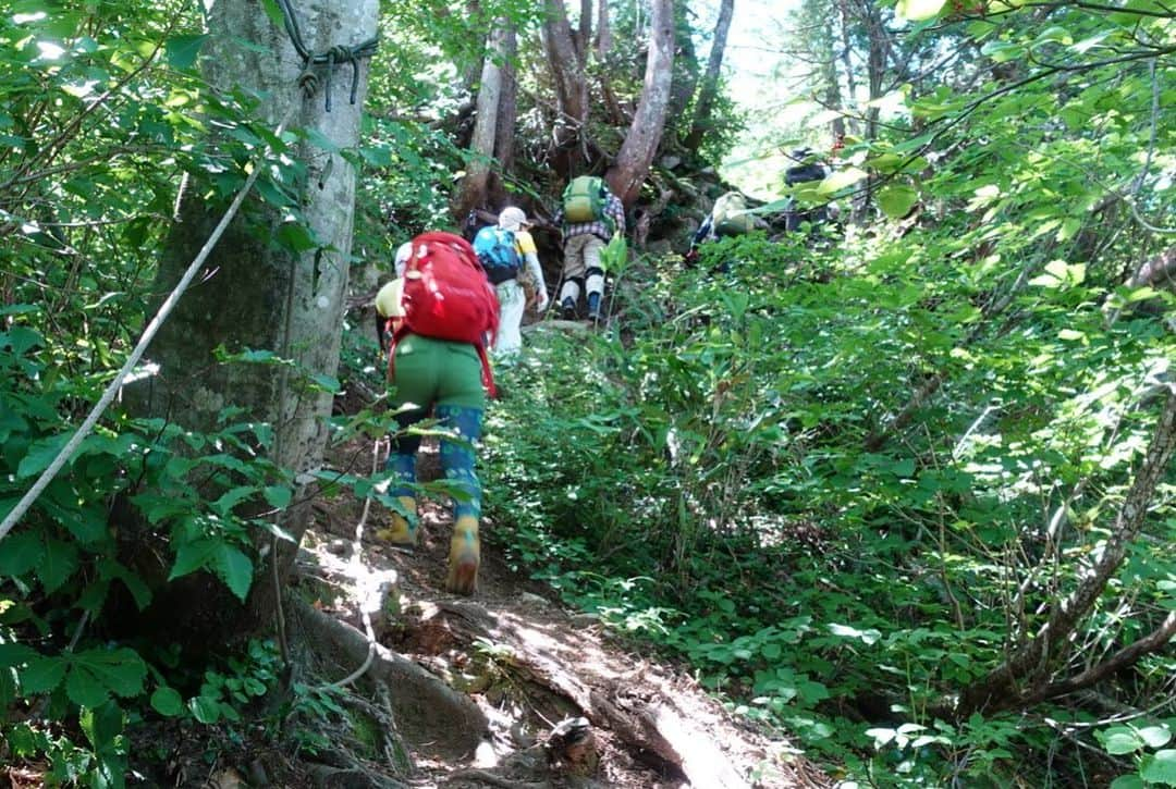 北出恭子さんのインスタグラム写真 - (北出恭子Instagram)「秘境中の秘境温泉⛰ 仙人温泉小屋♨️ 登山して、片道15時間以上かかりました🥾💦 80度くらいの斜面を数時間ずっとよじ登り、足を踏み出せば即死するであろう断崖絶壁、川やトンネルをいくつも超えて、死ぬ思いでなんとかたどり着きました☠️ もう二度と行きたくないです（笑）  #仙人温泉小屋 #秘境温泉 #登山 #秘湯 #富山県 #温泉 #温泉家 #温泉タレント  #温泉専門家 #北出恭子 #温泉大好き #温泉旅行 #旅行 #旅 #女子旅 #美肌 #japantrip #traveljapan #girlstrip #onsen #溫泉 #온천 #น้ำพุร้อน #sourcechaude #hotsprings #travelgram #lovejapan #spa #model #kitadekyoko」8月17日 22時41分 - onsen.expert_kitadekyoko