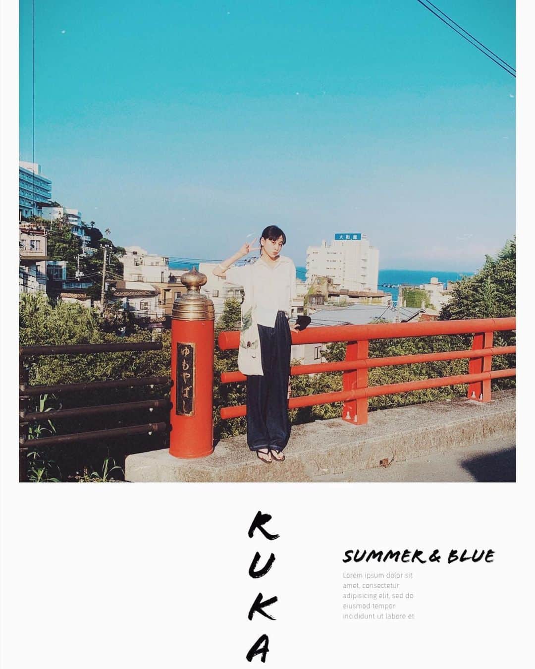 る鹿さんのインスタグラム写真 - (る鹿Instagram)「Ruka with summer blue 🌎💙🌊 Healing my heart with this beautiful world💞」8月17日 22時54分 - luluxinggg