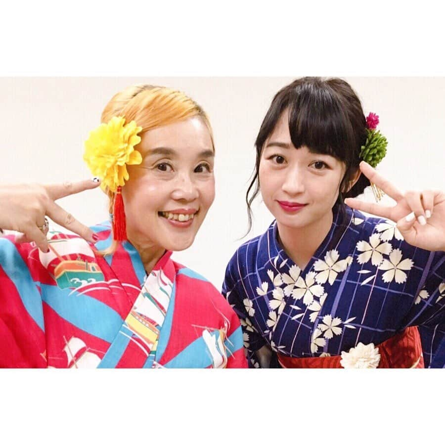 小川暖奈さんのインスタグラム写真 - (小川暖奈Instagram)「浴衣写メ会ありがとうございました！ さゆりさんと、明日ご卒業されてしまう野沢さんとお写真を撮っていただきました🌸 はんなり〜 #吉本坂46 #今夜はええやん」8月17日 23時59分 - ogawah