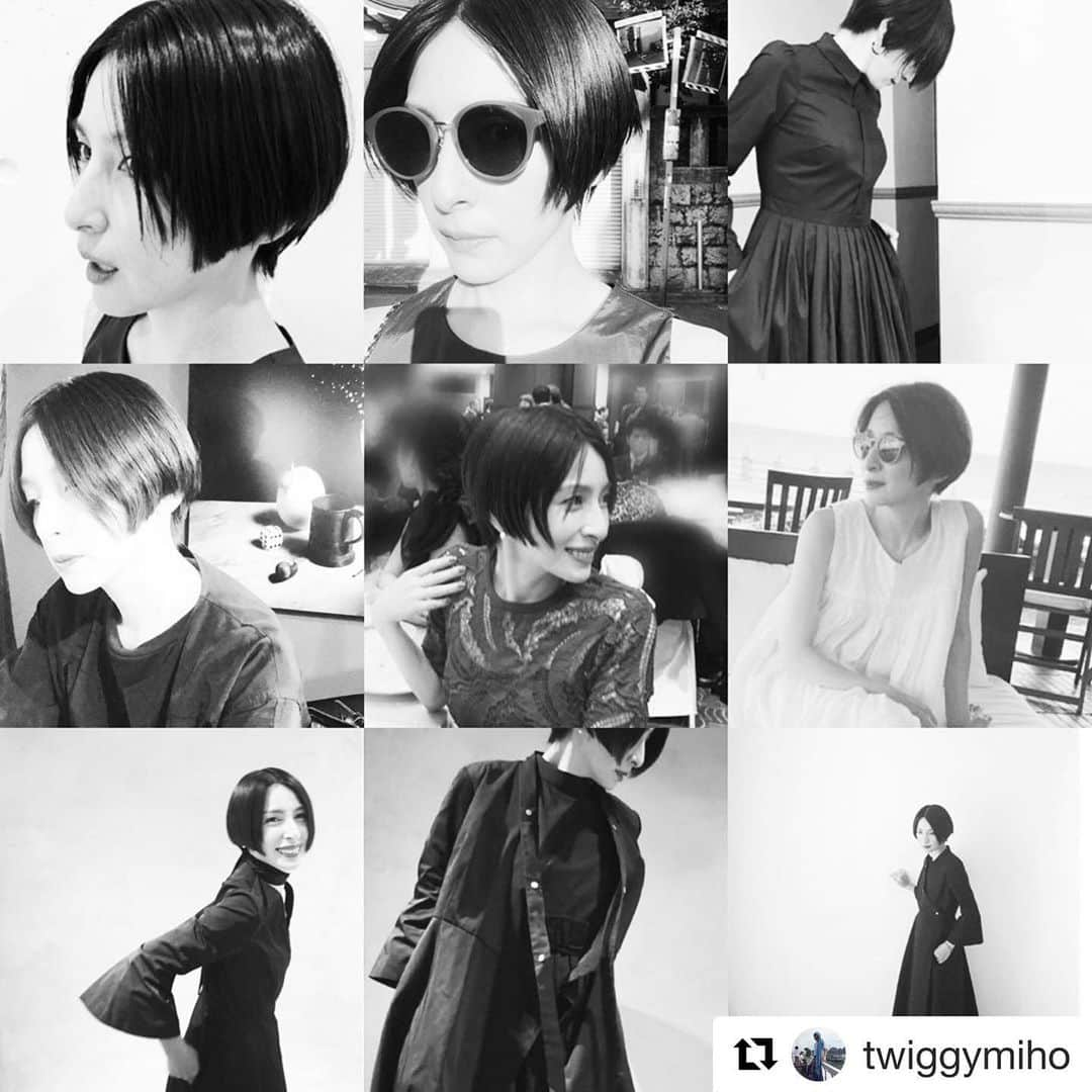 奥菜恵さんのインスタグラム写真 - (奥菜恵Instagram)「TWIGGY、松浦美穂さん。 もうかなり長いお付き合いですが、本当に大好きな女性。 職業柄、様々な役柄を演じてきましたが、それはそれでたくさん話しを聞いてもらってきたし、作品に入らない時期は、髪型まるごと気持ちを上げてもらってきた。これも、私にはとっても大事なことなのです。  #twiggy  #松浦美穂」8月18日 0時20分 - megumi_okina