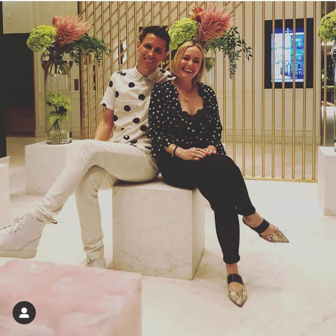 ジェロームCルソーさんのインスタグラム写真 - (ジェロームCルソーInstagram)「Back in Montreal and met up with this gem! We showed up wearing exactly the opposite outfit. Sarah you are ace!」8月18日 0時31分 - jeromecrousseau