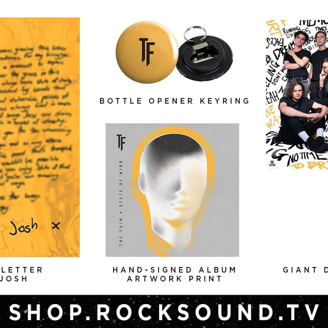 Rock Soundさんのインスタグラム写真 - (Rock SoundInstagram)「Have you seen everything that's available in The Faim's Rock Sound bundles? Hand-signed prints, photo books, giant posters... Pick yours up now from SHOP.ROCKSOUND.TV」8月18日 2時01分 - rocksound