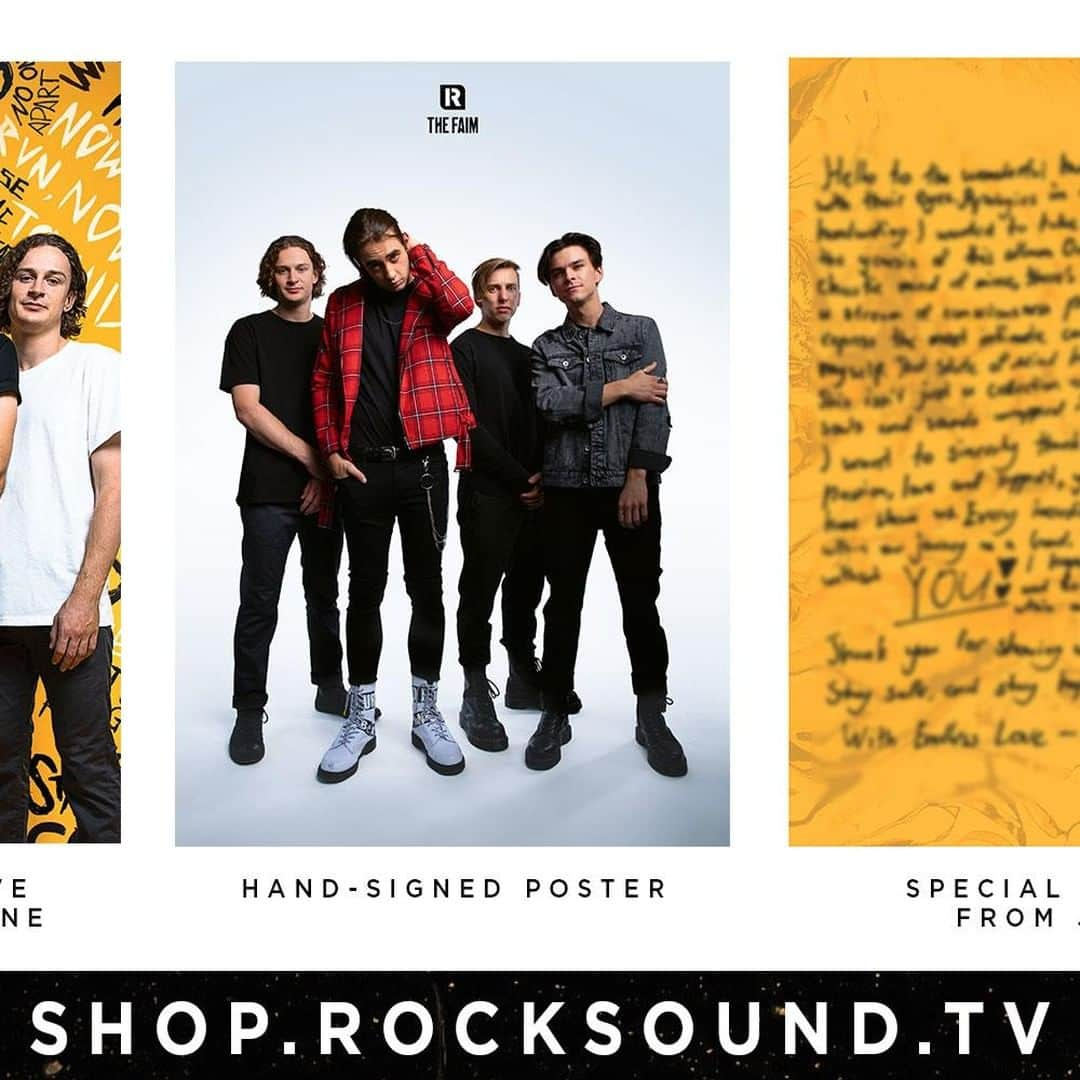 Rock Soundさんのインスタグラム写真 - (Rock SoundInstagram)「Have you seen everything that's available in The Faim's Rock Sound bundles? Hand-signed prints, photo books, giant posters... Pick yours up now from SHOP.ROCKSOUND.TV」8月18日 2時01分 - rocksound