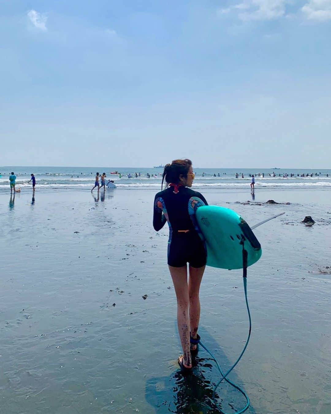 斉藤瑞季のインスタグラム：「summer💗🌊🏄‍♀️ 2日間、姉の家で遊んで海満喫してきました！ 今年の夏はこれでおわりかなー！ 楽しかったー❣️ #サーフィン  #サーフィン女子  #水着  #海コーデ  #夏休み  #roxy  #roxygirl  #roxyjapan」
