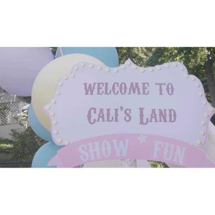 シャネル・イマンのインスタグラム：「Cali’s First Birthday 🦄🎂 🎥 @evan_erogers  @liakingking SWIPE To see the rest of the video @kbellesdesign」