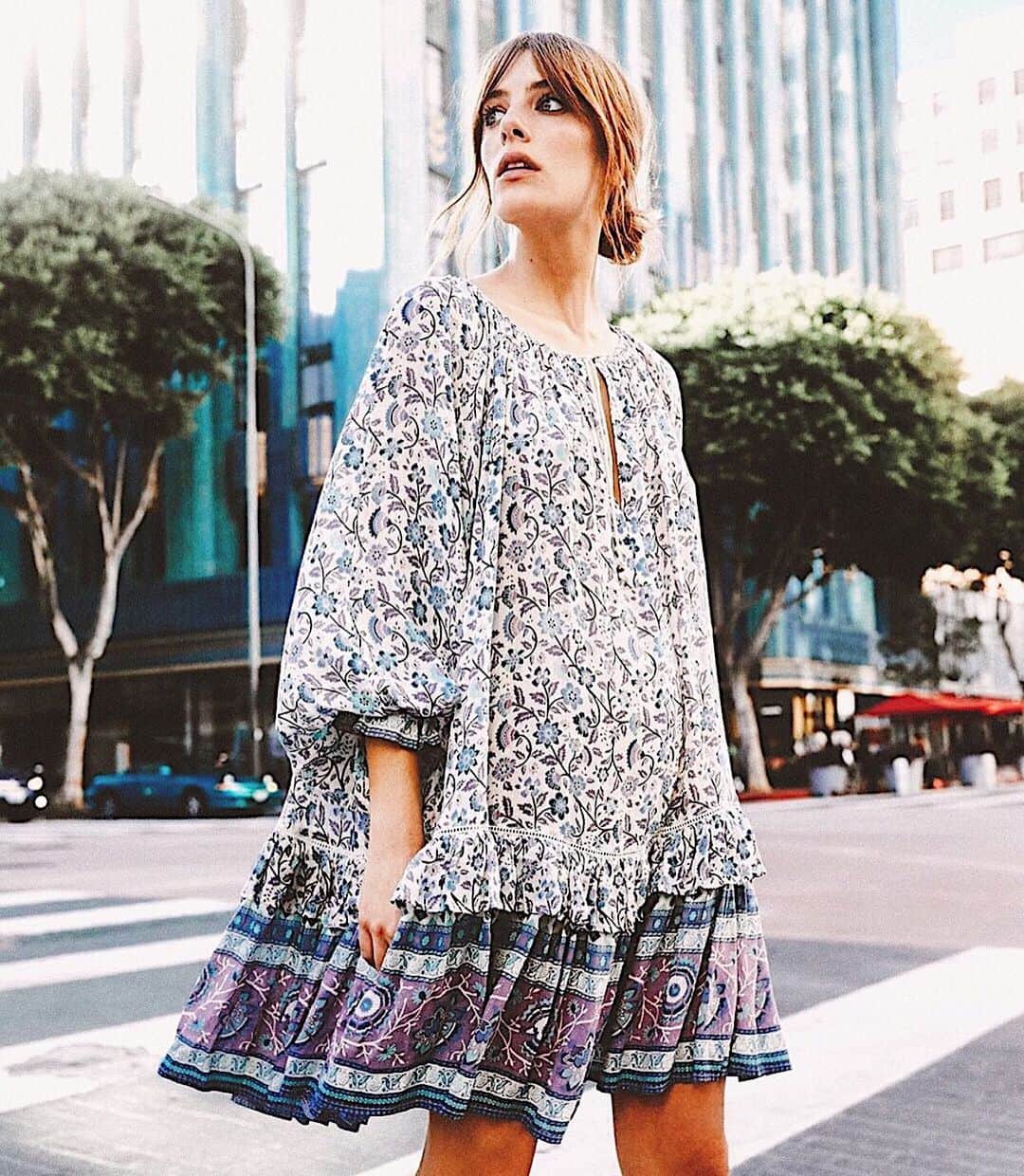 SPELLさんのインスタグラム写真 - (SPELLInstagram)「Spotted: Our Dahlia Tunic Dress in the City 🏙✨ via @freepeople」8月18日 8時24分 - spell