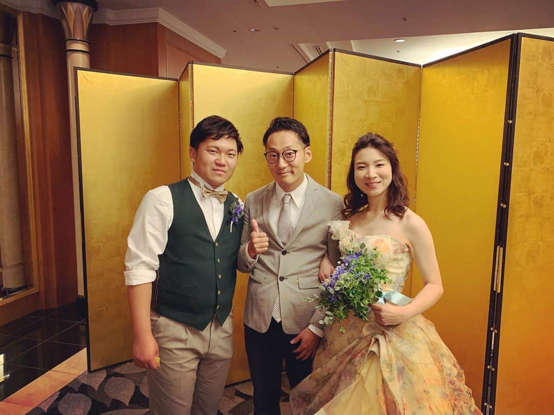 DJ MEGURUのインスタグラム：「‪ZIP WEDDING💍  素敵な式で司会させて頂けて本当に光栄でした。  たいきさん、りさちゃん、末永くお幸せに♫ ‪#人生の大事な一ページにご一緒させてもらって本当にありがとう‬」