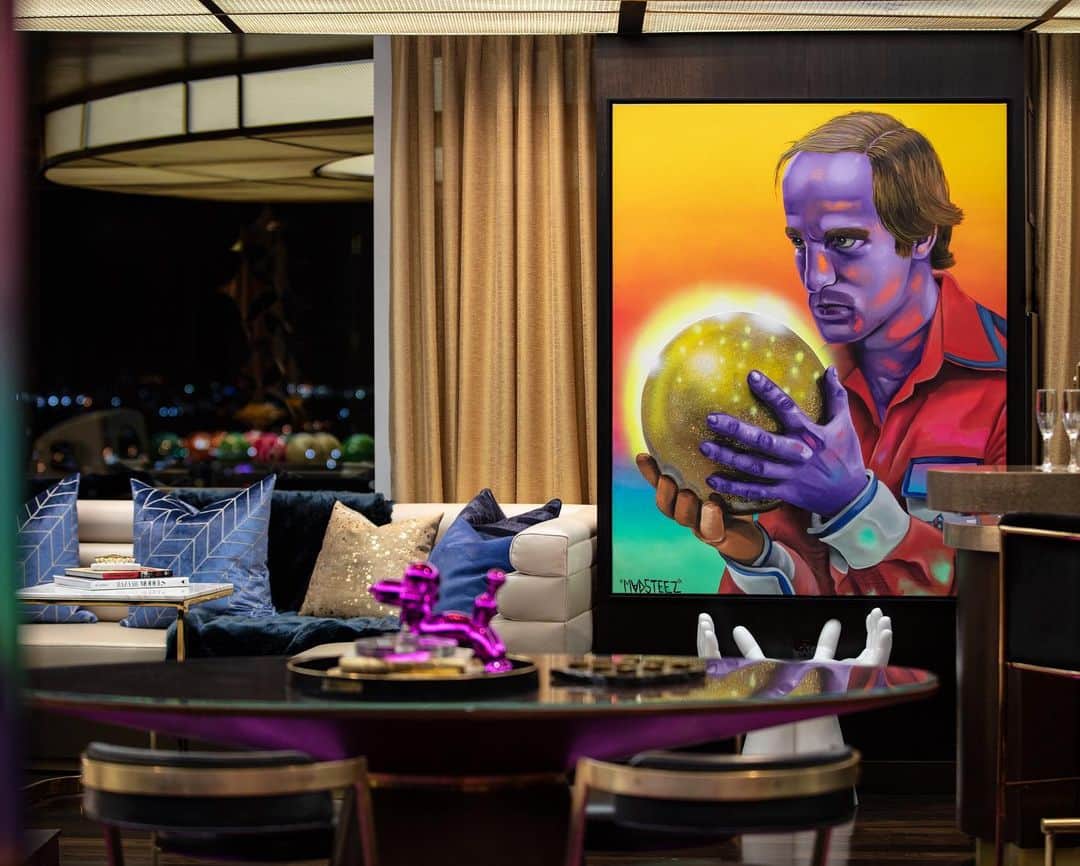 Palms Casino Resortのインスタグラム：「Strike Lucky with the Kingpin Suite.」
