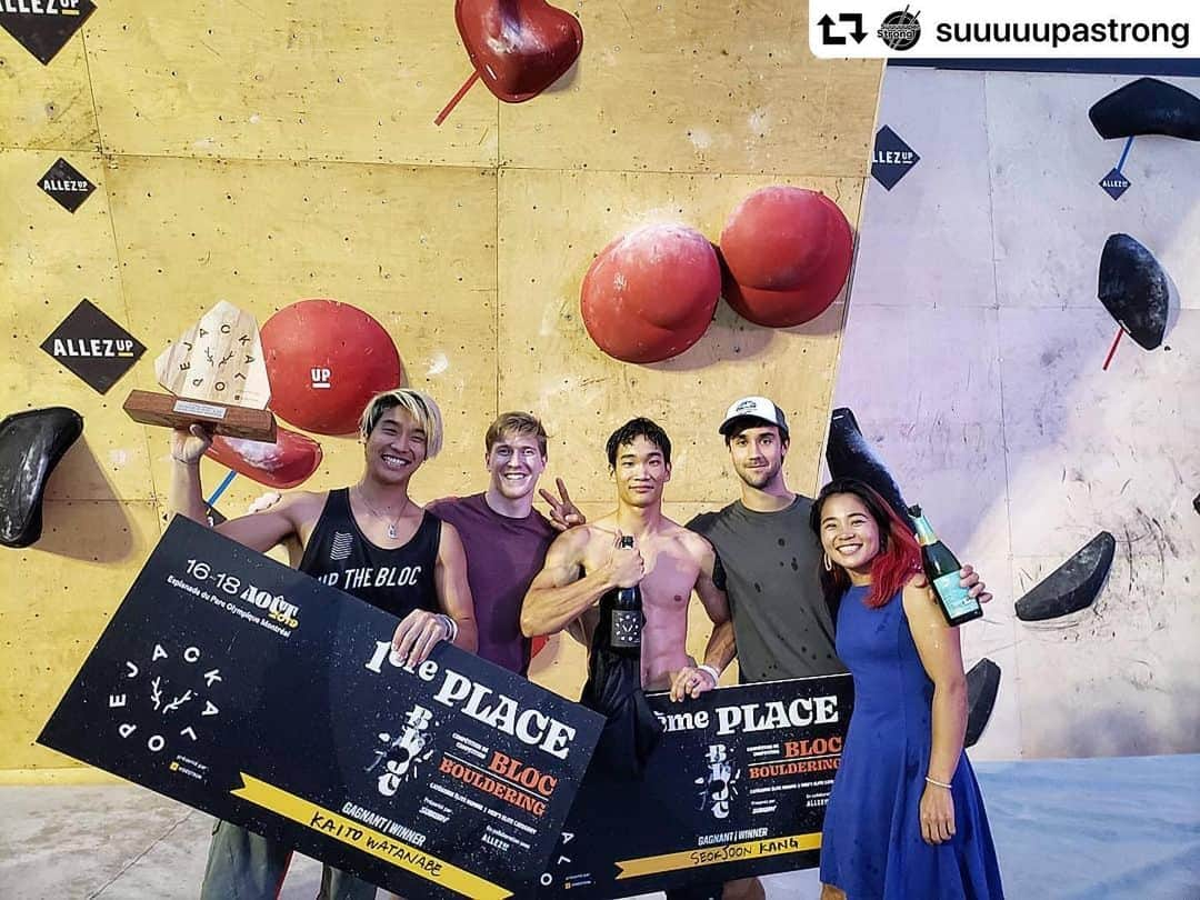 渡邉海人さんのインスタグラム写真 - (渡邉海人Instagram)「#repost @suuuuupastrong ・・・ First comp for the team @suuuuupastrong at @jackalopefest was a success💪🔥 . . . #jackalope #suuuuupastrong #liveclimbrepeat I’m really happy to take the win my first competition in Canada! Thanks for hosting @jackalopefest @allezupmtl !  Excited for many more with @suuuuupastrong team!!!! @eyecandyworks @rollfilm_suck @monturajapan @scarpaspa @joerockheads #bouldering #climbing #ontario_adventures #ontarioclimbing #toronto #torontolife #torontoliving #ボルダリング #トロント留学」8月18日 11時32分 - kaito_8611