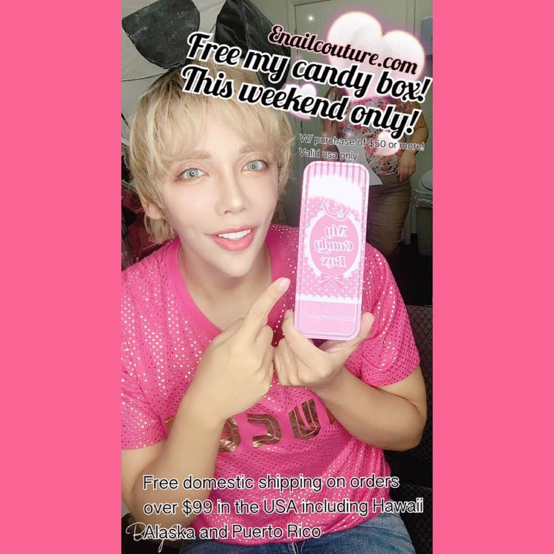 Max Estradaさんのインスタグラム写真 - (Max EstradaInstagram)「Did someone say FREE brush case?!😍💅 get a free my candy box storage case when you spend $50 or more at Enailcouture.com, while supplies last💖 hurry ends 8/18/2019 at 12:59pst😘 #ネイル #nailpolish #nailswag #nailaddict #nailfashion #nailartheaven #nails2inspire #nailsofinstagram #instanails #naillife #nailporn #gelnails #gelpolish #stilettonails #nailaddict #nail #💅🏻 #nailtech#nailsonfleek #nailartwow #네일아트 #nails #nailart #notd #makeup #젤네일  #glamnails #nailcolor  #nailsalon #nailsdid #nailsoftheday Enailcouture.com happy gel is like acrylic and gel had a baby ! Perfect no mess application, candy smell and no airborne dust ! Enailcouture.com」8月18日 12時50分 - kingofnail