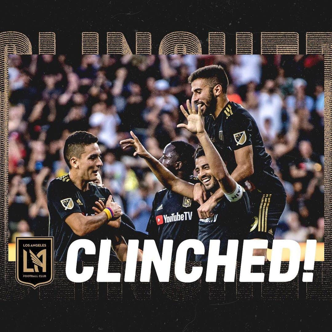 Major League Soccerさんのインスタグラム写真 - (Major League SoccerInstagram)「It’s official! @lafc is the first team to qualify for the 2019 Audi MLS Cup Playoffs! 🙌」8月18日 13時12分 - mls