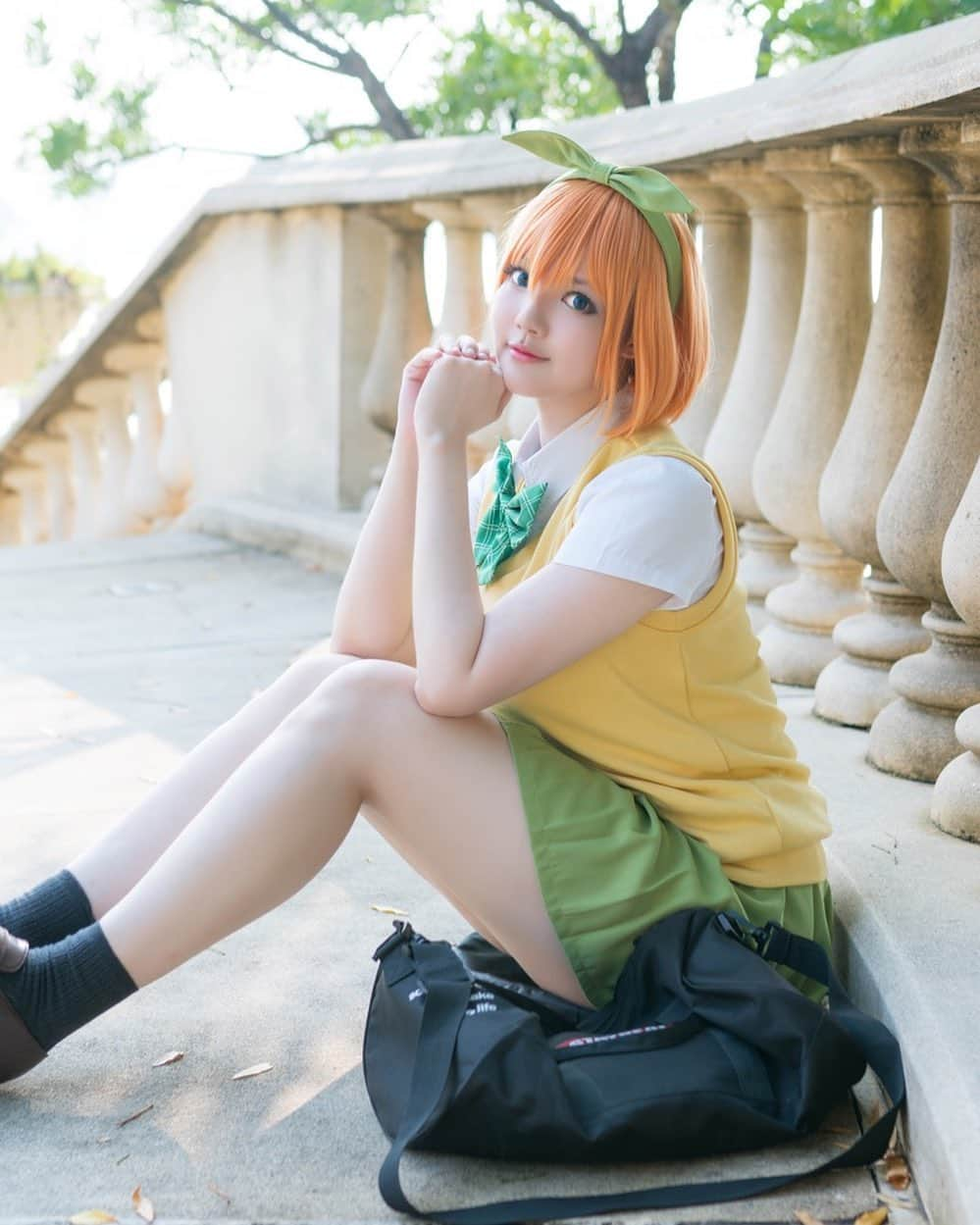 YingTzeさんのインスタグラム写真 - (YingTzeInstagram)「4th Sister , Yotsuba Nakano from Quintessential Quintuplets 🌟✨ _ Woke up at 5 am for this photoshoot and I’m super enjoying the natural lighting ! 😂 Though I’m kinda nervous from the stares I get from morning joggers.... Shooting Nino tomorrow ! _ 📸 @17.ambition  #blessed #yingtzecosplay #quintessentialquintuplets #gotobunnohanayome #nakanosisters #nakanoyotsuba #cosplaygirls #cosplaymalaysia」8月18日 13時35分 - yingtze