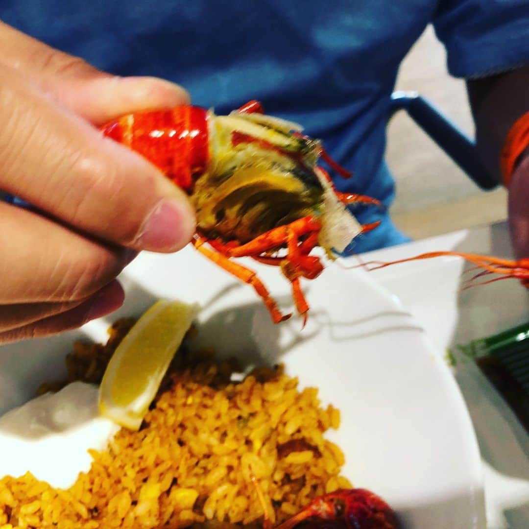 がっちゃんさんのインスタグラム写真 - (がっちゃんInstagram)「IKEAでザリガニ料理をいただきました😊 お父ちゃんが食べたいと言ったのと、がっちゃんの夏休みの自由研究で外来生物を調べてるので写真撮れて良かった😅 普通に美味しかったです💕  #IKEA #イケア #ザリガニ #crayfish #がっちゃん #がっちゃんねる」8月18日 14時06分 - gacchannel