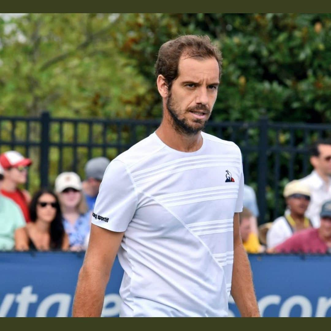 リシャール・ガスケのインスタグラム：「Very happy to reach semis in @cincytennis for first time ! It was a great week ! Now ✈️ to @usopen 💥 . Thanks a lot for your support 🙏💪 #nyc」