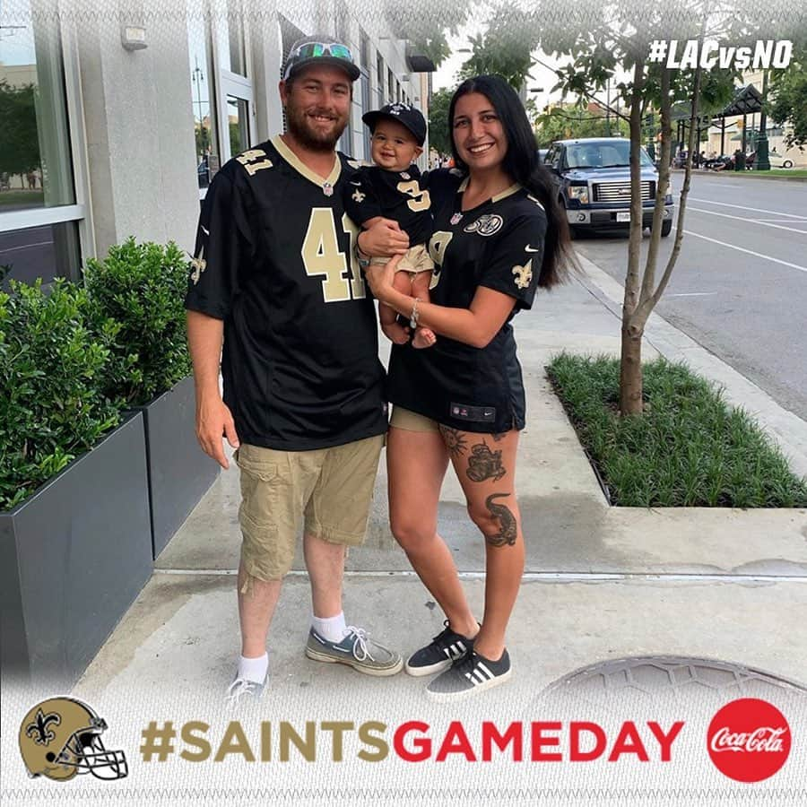 ニューオーリンズ・セインツさんのインスタグラム写真 - (ニューオーリンズ・セインツInstagram)「Keep sharing your photos with the hashtag #SaintsGameDay for your chance to be featured! ⚜️」8月19日 0時02分 - saints