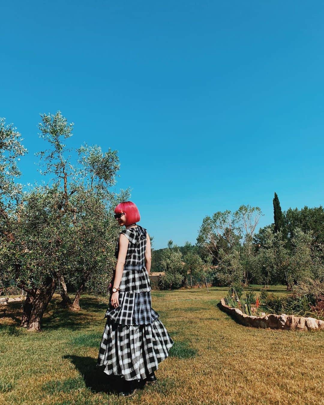 AMIさんのインスタグラム写真 - (AMIInstagram)「Toscanaの思い出🌈🌲🌞 綺麗な青🌎💙 #Toscana」8月19日 0時31分 - amixxamiaya