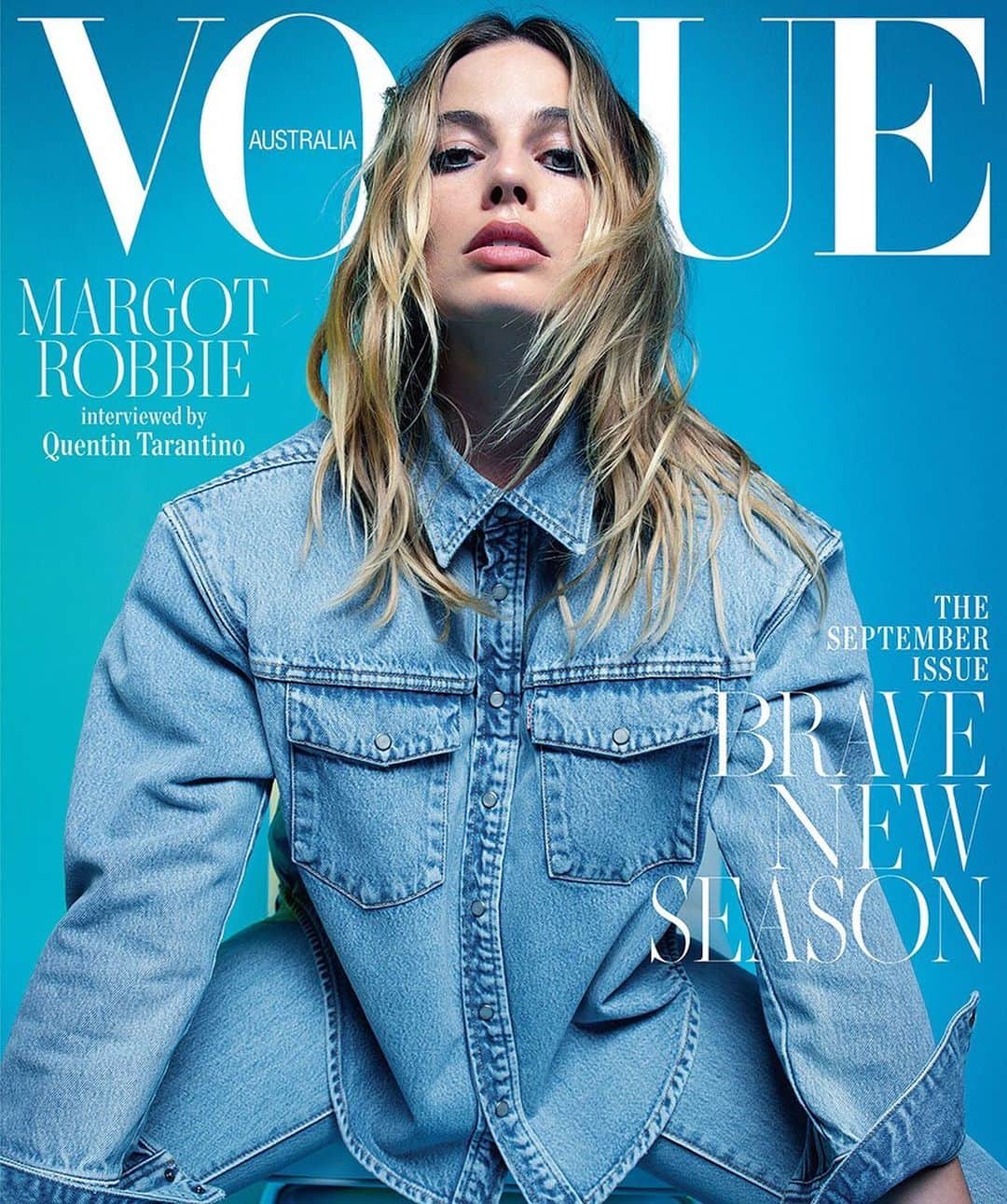 Just Jaredさんのインスタグラム写真 - (Just JaredInstagram)「@margotrobbie poses for four special covers for the September issue of @vogueaustralia and discusses @onceinhollywood with director #QuentinTarantino inside the issue. Click this pic in the LINK IN BIO to read more! #MargotRobbie #OnceUponATimeInHollywood Photos: @mario_sorrenti」8月19日 0時36分 - justjared