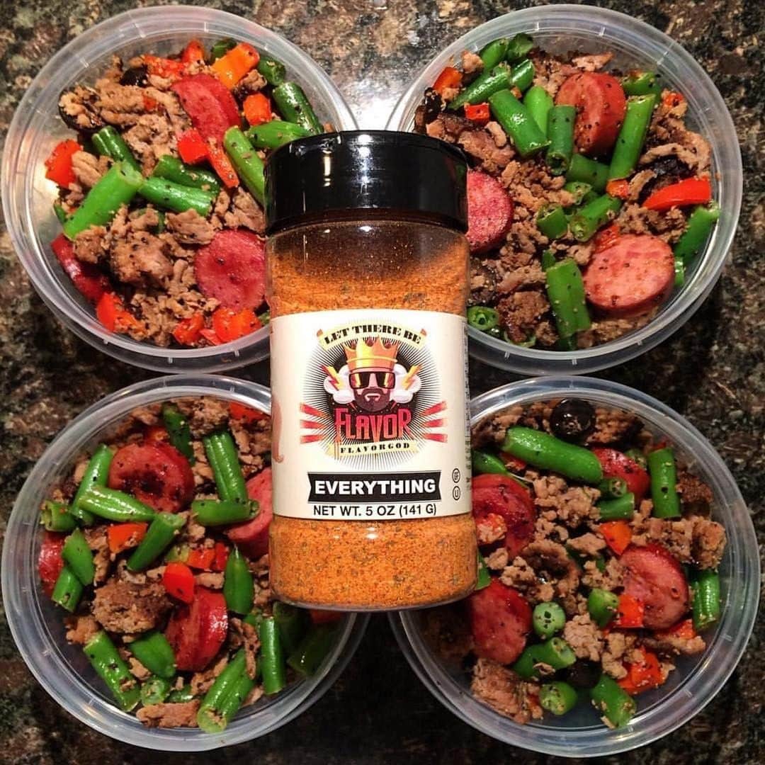Flavorgod Seasoningsさんのインスタグラム写真 - (Flavorgod SeasoningsInstagram)「Meal Prep by @kdub1472! Add delicious flavors to your meals!⁠ -⁠ Build your own combo pack!⁠ Click the link in my bio @flavorgod ✅www.flavorgod.com⁠ -⁠ 💥ZERO CALORIES PER SERVING⁠ 🔥0 SUGAR PER SERVING ⁠ 💥GLUTEN FREE⁠ 🔥KETO FRIENDLY⁠ 💥PALEO FRIENDLY⁠ -⁠ -⁠ #food #foodie #flavorgod #seasonings #glutenfree #mealprep  #keto #paleo #vegan #kosher #breakfast #lunch #dinner #yummy #delicious #foodporn」8月19日 1時00分 - flavorgod