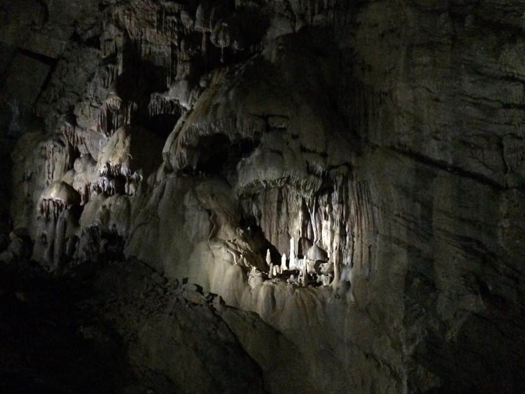 福間洸太朗さんのインスタグラム写真 - (福間洸太朗Instagram)「Cave adventure!! Do you guys see a face on the right column on the first photo?👀 #Grottes #remouchamps #cave #adventure #aventure #nature #belgique #belgium #洞窟 #グロット洞窟群」8月18日 17時18分 - kotarofsky