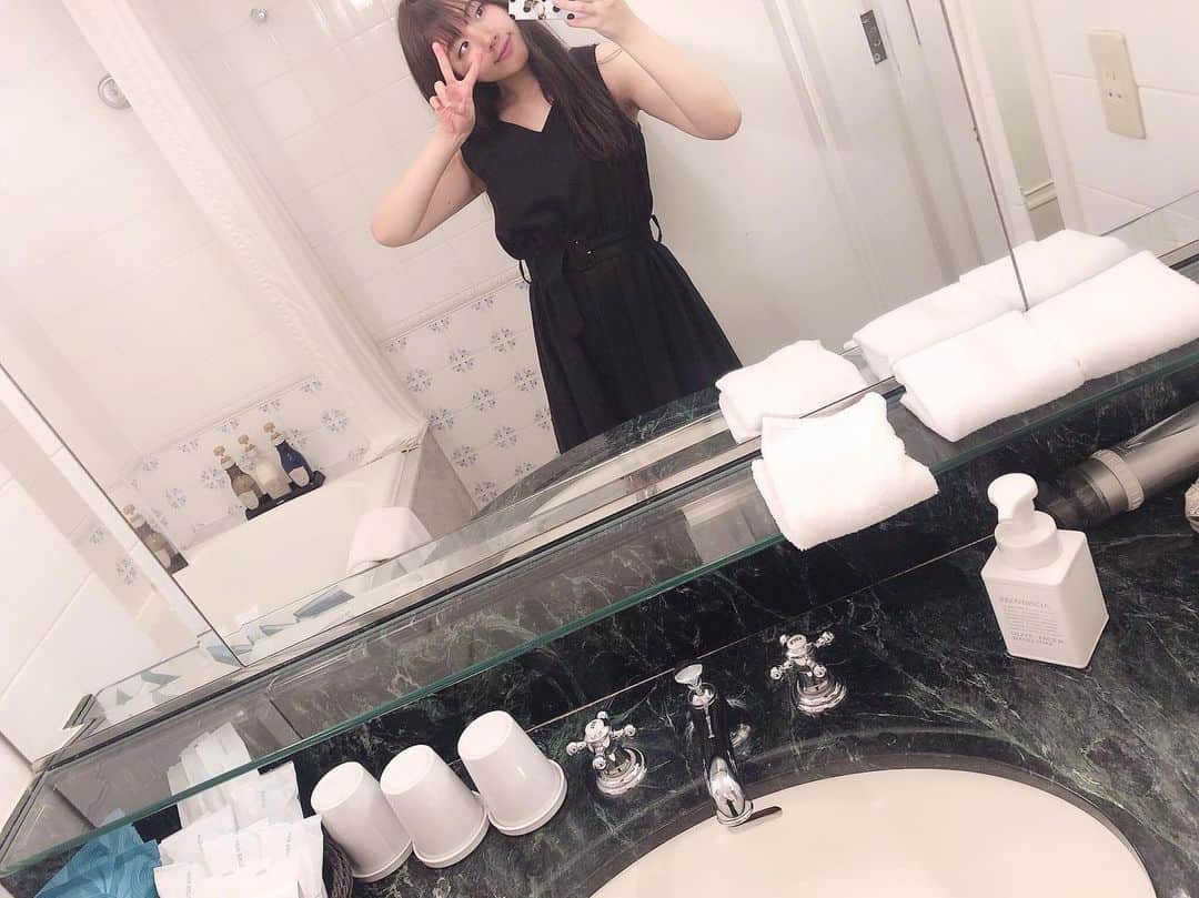 倉田瑠夏さんのインスタグラム写真 - (倉田瑠夏Instagram)「ホテルってわくわくするよね🥰  TIFを観にお母さんが東京に遊びに来た時に珍しくホテルに泊まったの♡♪♪」8月18日 17時41分 - ruka.kurata
