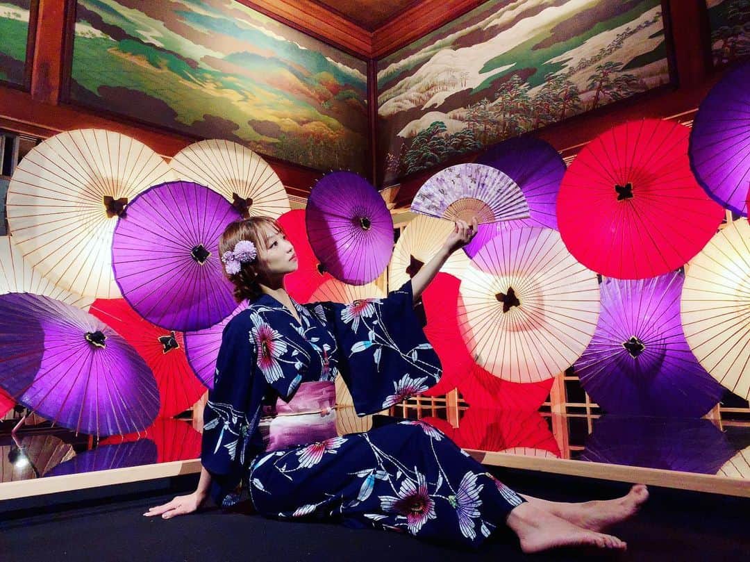 穐田和恵さんのインスタグラム写真 - (穐田和恵Instagram)「和のあかり×百段階段 2019🎐 ． ． #和のあかり #百段階段 #浴衣」8月18日 17時48分 - kazue.akita