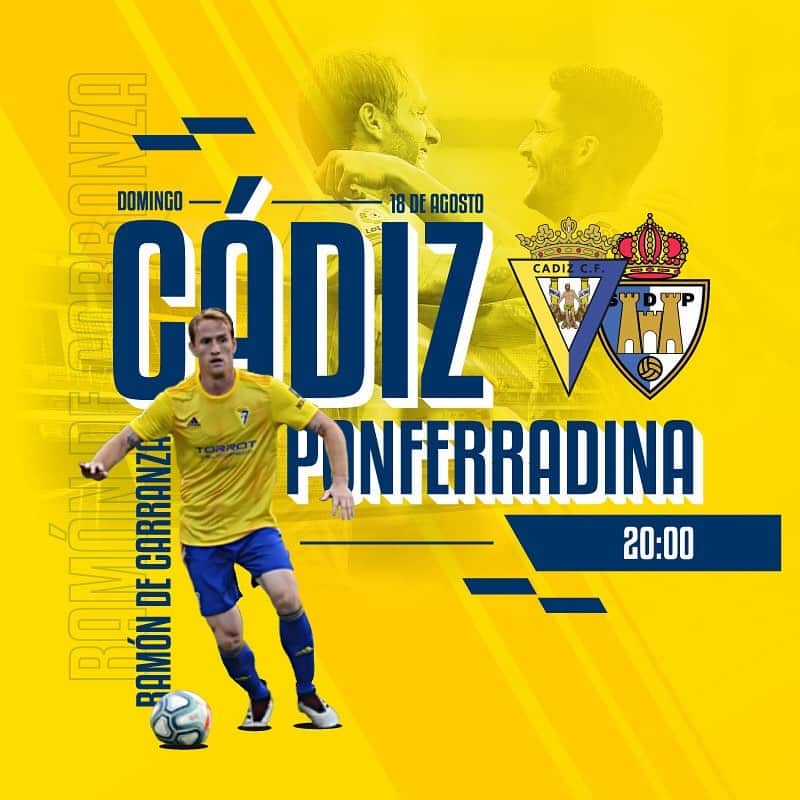 アレハンドロ・フェルナンデス・イグレシアスのインスタグラム：「Empieza la Liga, empieza nuestro camino...! Vamos Cádiz! 💛💙 #Mehandichoqueelamarillo #AF8」