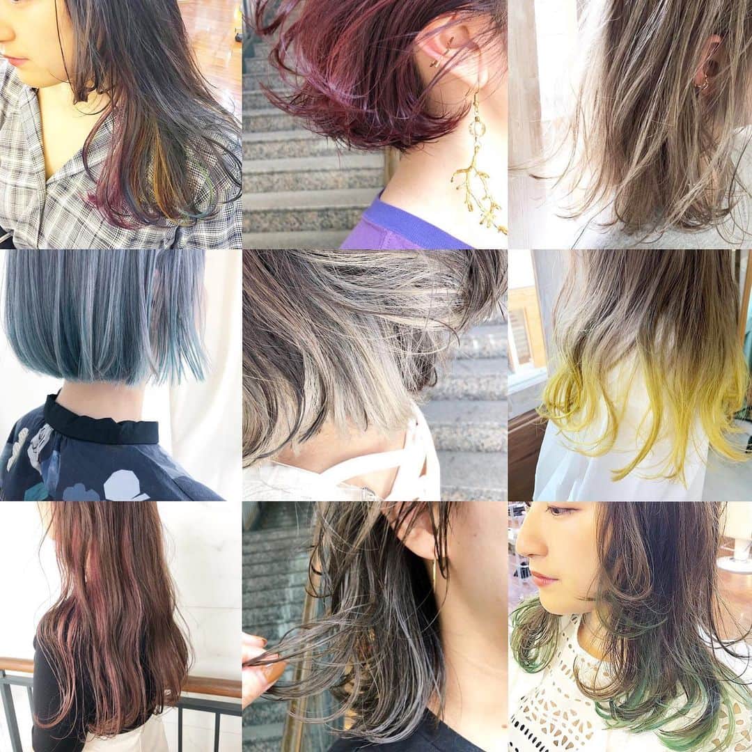 Switch HAIRさんのインスタグラム写真 - (Switch HAIRInstagram)「switchのオリジナルカラー🎨  自分だけのデザインでヘアカラーを楽しみましょう✨  #ハイトーン #ケアブリーチ #ハイライト #ローライト #ポイントカラー #デザインカラー #インナーカラー #裾カラー  #ユニコーンカラー #福岡美容室 #天神美容室 #大名美容室」8月18日 18時39分 - switch_hair