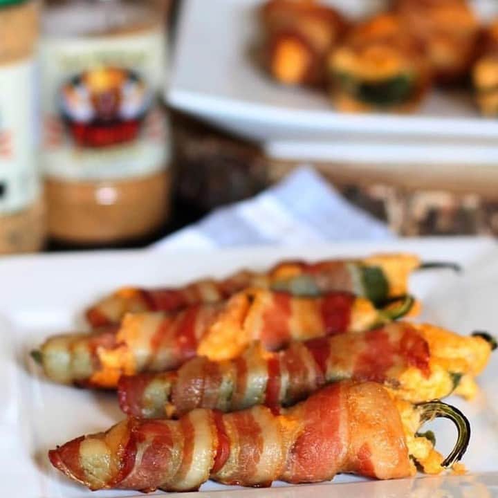 Flavorgod Seasoningsさんのインスタグラム写真 - (Flavorgod SeasoningsInstagram)「Jalapeño Poppers 🥓🥓🔥🔥⁠ -⁠ Seasonings Used:⁠ -⁠ 👉 #Flavorgod Garlic Lovers⁠ 👉 #Flavorgod Chipotle⁠ -⁠ Available here ⬇️⁠ Click the link in the bio -> @flavorgod⁠ www.flavorgod.com⁠ -⁠ Photo and recipe by: @stephsgoodeats:⁠ -⁠ 6 fresh jalapeño peppers, halved lengthwise⁠ 4 oz cream cheese, softened ⁠ to room temperature⁠ 4 oz mild cheddar cheese, shredded⁠ 1/2 tsp FlavorGod Garlic Lovers ⁠ 1/2 tsp FlavorGod Chipotle⁠ 12 slices bacon⁠ 12 toothpicks, cut in half⁠ -⁠ Preheat oven to 400°F degrees. ⁠ Line a baking sheet with parchment paper.⁠ Using a stand mixer with a paddle attachment, beat the cream cheese, cheddar cheese and seasonings until fully combined. ⁠ Equally divide the mixture into the jalapeño halves.⁠ Wrap each jalapeño with bacon.⁠ Stick a toothpick over each end of bacon so that it takes its form around the jalapeño as it bakes.⁠ Place each on the baking rack and bake for 25-28 minutes.⁠ Serve immediately.⁠ -⁠ #food #foodie #flavorgod #seasonings #glutenfree #paleo ⁠ #foodporn #mealprep #kosher ⁠」8月18日 21時00分 - flavorgod